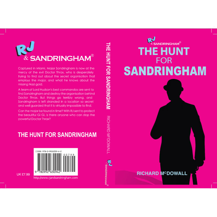 RJ & Sandringham thriller The Hunt for Sandringham full cover